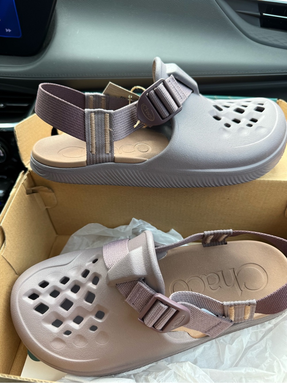 Chaco Sandal in Mauve-Taupe